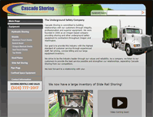 Tablet Screenshot of cascadeshoring.com
